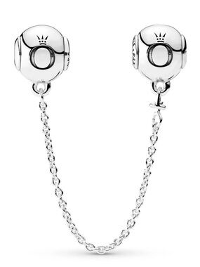 Pandora Essence Safety Chain Sterling Silver Charm Bracelet Connector